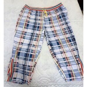 Cuddl Duds Plus 1X Crop Flex Waist Pajama PJ Pant